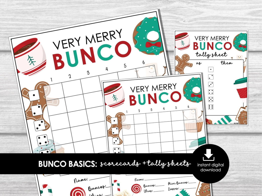Christmas Bunco Score Sheets, Very Merry Bunco Game, Christmas Bunco S – Before The Party christmas-bunco-score-sheets-very-merry-bunco-game-christmas-bunco-s-before-the-party