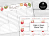 Christmas Cookie Exchange Bunco Score Sheets, December Bunco Game, XMAS bunco Theme - Before The Party