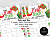 Christmas Elfing Drunk Bunco Score Sheets, December Bunco Game, Christmas Bunco - Before The Party