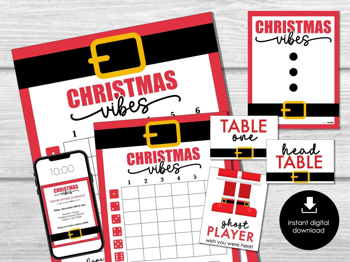 Santa Christmas Printable Bunco Set, Bunco Tally Sheets, Bunco Score S – Before The Party santa-christmas-printable-bunco-set-bunco-tally-sheets-bunco-score-s-before-the-party
