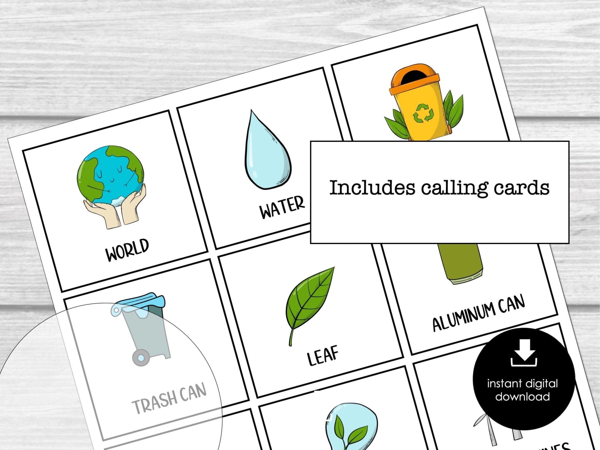 Earth Day Bingo Party Game for Kids, Classroom Bingo Game, Earth Month – Before The Party earth-day-bingo-party-game-for-kids-classroom-bingo-game-earth-month-before-the-party