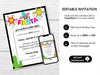 Fiesta Theme Bunco Score Cards - Mexican Party Bunco Tally Sheets and Invitations - Before The Party