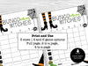 Halloween Bunco Score Cards, Bunco with my Witches Score Sheets, October Bunco - Before The Party