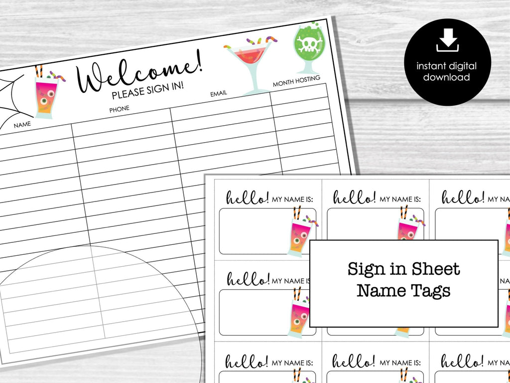Halloween Bunco Score Cards, Costume Party Bunco, Score Sheets, October Bunco - Before The Party