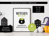 Halloween Party Sign, Witches Brew Halloween Printable, Halloween Party Decor, Halloween Drinks, Halloween Drink Station, Office Party Sign - Before The Party