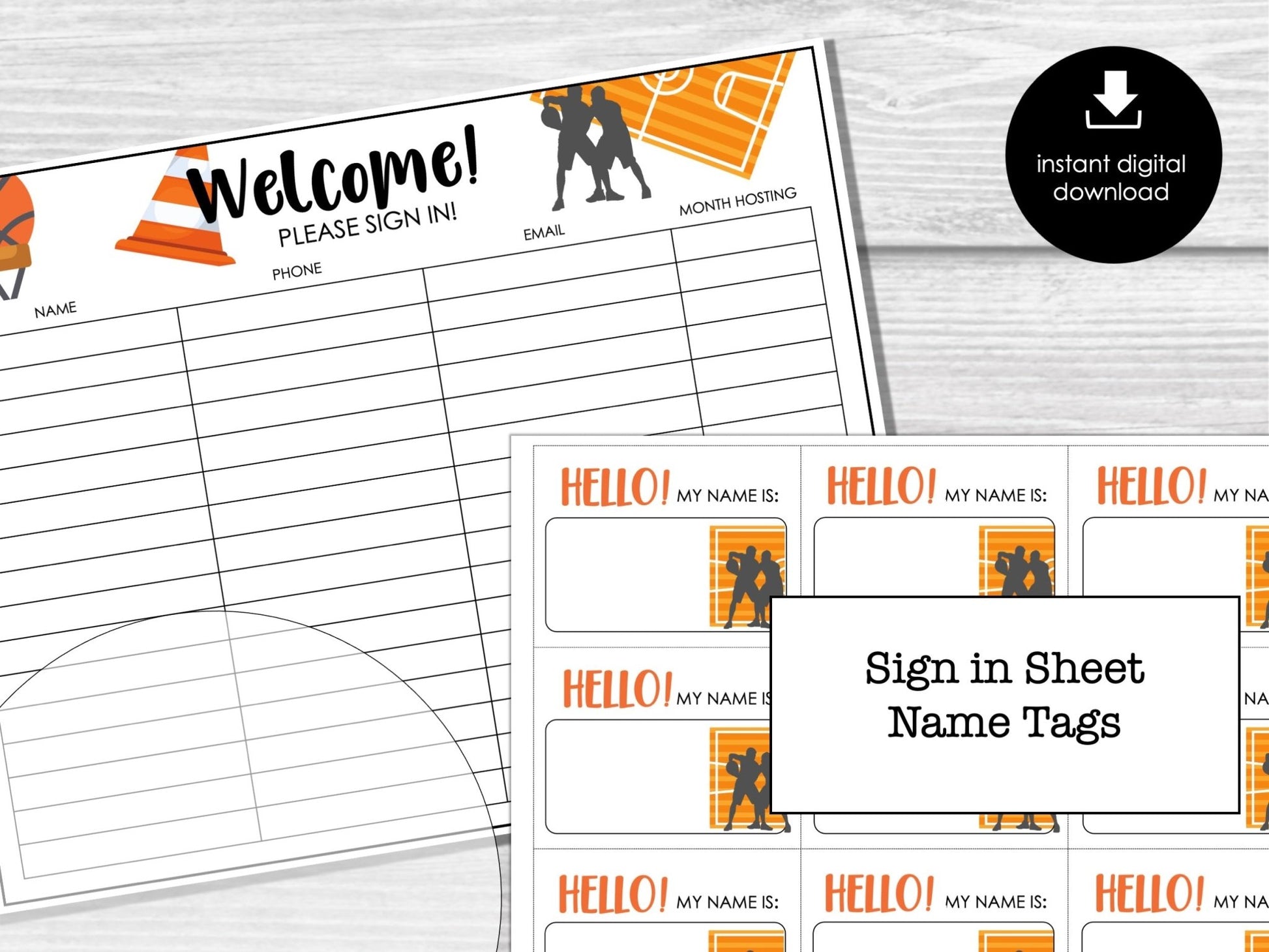 March Madness Bunco Score Sheets - Basketball Bunco Theme - Sports Bunco - Before The Party