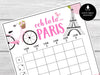 Night in Paris Theme Bunco Score Sheets, Bunco Night, French Bunco Party, France Bunco Printable, Bunco Table Signs, Fun Bunco Game, Bunko - Before The Party