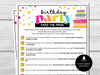 Pass the Prize, Birthday Party Game, Printable Party Game, Fun Gift Exchange Game, Pass the Parcel, Family & Friends Party Group Icebreaker - Before The Party