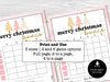 Pink Christmas Bunco Score Sheets, December Bunco Game, Christmas Bunco Invitation - Before The Party