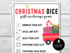 Roll The Dice Christmas Gift Exchange Game, Fun Gift Swap Dice Game, Holiday Party Game for Groups, Kids & Adults, School, Office Party - Before The Party