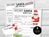 Secret Santa Questionnaire for Kids | Student Gift Exchange Form | Classroom Secret Santa Letter | Holiday Gift Swap Printable - Before The Party