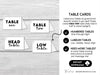 Simple Bunco Score Cards, Minimalist Neutral Bunco Score Sheets, Numbered Table Cards, Tally Sheets - 4 and 6 Game Rounds - No theme Bunco - Before The Party