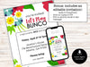 Spring Floral Bunco Score Cards, April Bunco Score Sheets, Spring Bunco Invitation, Floral Bunco Party Kit, May Garden Floral Bunco Night - Before The Party