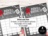 Summer Barbecue Bunco Score Cards - Outdoor BBQ Theme BUNKO Party Printables - Before The Party