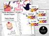 Tea Party Bunco Score Sheets, High Tea Party Bunco, Bunco Score Cards - Before The Party