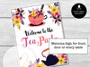 Tea Party Bunco Score Sheets, High Tea Party Bunco, Bunco Score Cards - Before The Party