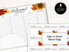 Thanksgiving Bunco Score Cards, November Bunco Score Sheets, FALL Bunco Game - Before The Party