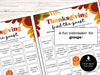 Thanksgiving Find Someone Who Party Game, Printable Find the Guest Bingo, Game for Adults & Kids, Ice Breaker Game, Fun Thanksgiving Game - Before The Party