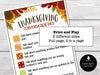 Thanksgiving Gratitude Dice Game, Thanksgiving Party, Thanksgiving Conversation Game, Friendsgiving Game, Thanksgiving Conversation Starters - Before The Party