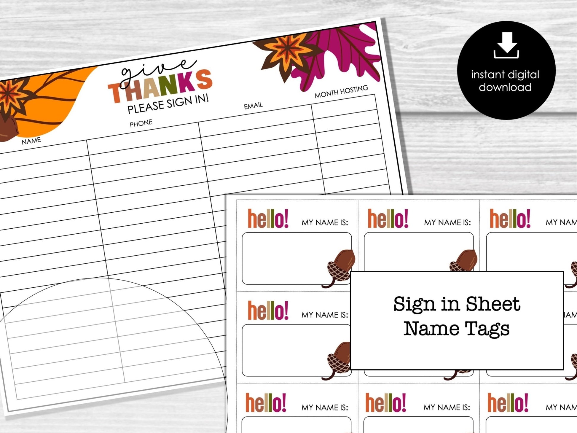 Thanksgiving Printable Bunco Score Cards, November Bunco Score Sheets, FALL Bunco, Friendsgiving Bunco