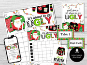 Ugly Sweater Christmas Bunco Score Sheets, December Bunco Game, Christmas Bunco Invitation, Fun Bunco Party Kit, Winter Bunco Printables - Before The Party