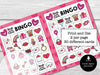 Valentines Day Bingo Game for Kids and Adults | Valentines Printable Games | Valentines Family Activity | Valentines Classroom Party Game - Before The Party