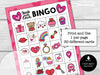 Valentines Day Bingo Game for Kids and Adults | Valentines Printable Games | Valentines Family Activity | Valentines Classroom Party Game - Before The Party