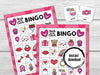 Valentines Day Bingo Game for Kids and Adults | Valentines Printable Games | Valentines Family Activity | Valentines Classroom Party Game - Before The Party