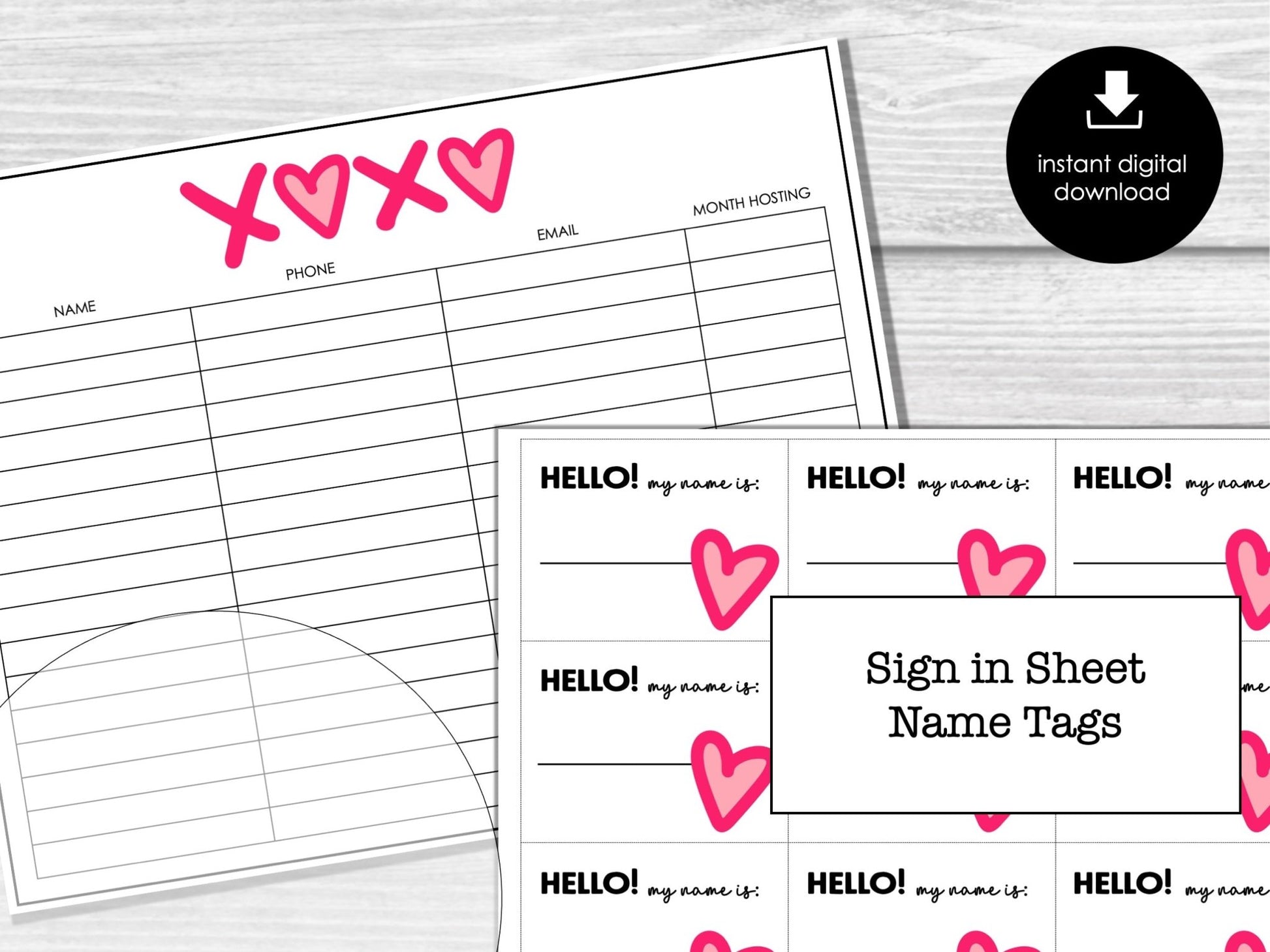 Valentines Day Bunco Score Cards, February Bunco Score Sheets, Bunco Invitation