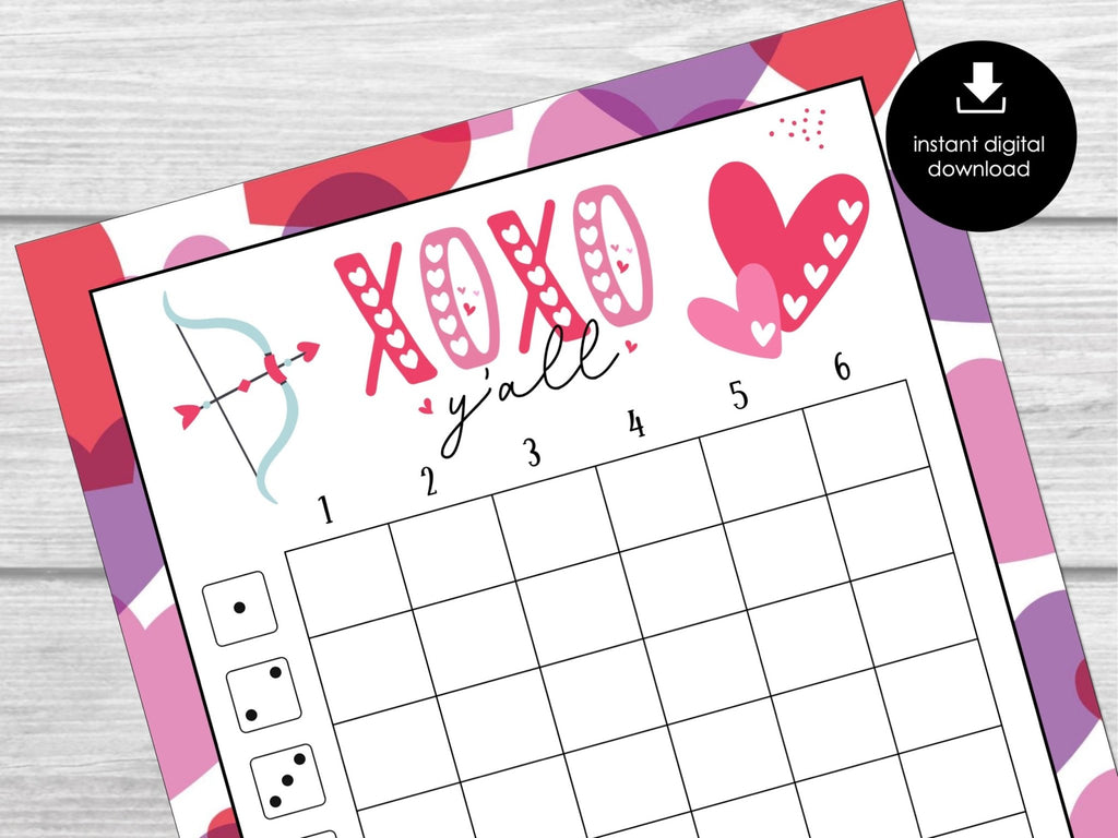 Valentine's Day Bunco Score Sheets, Printable, February Bunco, Bunco I – Before The Party valentine-s-day-bunco-score-sheets-printable-february-bunco-bunco-i-before-the-party