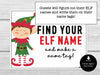 What's Your Elf Name, Christmas Elves Name Game, Fun Party Name Tags, Ice Breaker for Kids, Teens and Adults, XMAS Name Generator Game - Before The Party